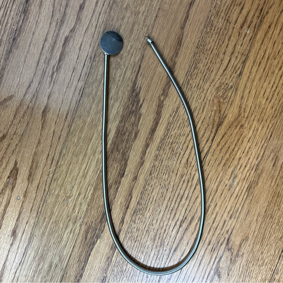 Vintage Thin Slinky Silver Disk Retro Disco Belt Size S/M - Picture 12 of 14